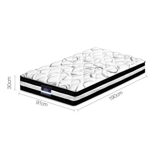 Giselle Bedding 30cm Mattress Medium Firm Single - Image 2