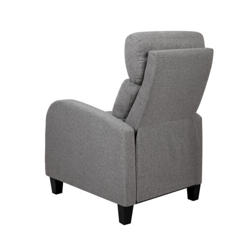 Artiss Fabric Reclining Armchair - Grey - Image 3