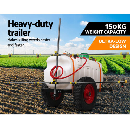 Giantz Weed Sprayer 100L Trailer 1.5M Boom Garden Spray - Image 4