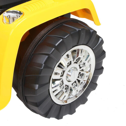 Rigo Kids Electric Ride On Car Bulldozer Digger Loader Remote 6V Yellow - Image 8