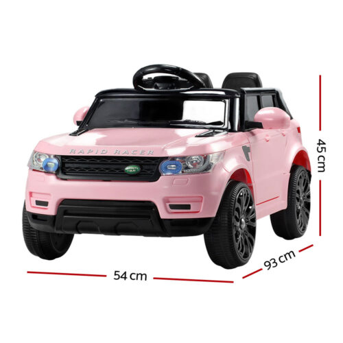 Rigo Ride On Car Kids Electric Ride On Cars SUV Remote 12V Pink - Image 3