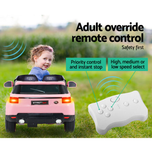 Rigo Ride On Car Kids Electric Ride On Cars SUV Remote 12V Pink - Image 13