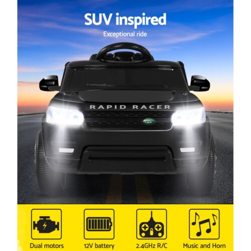 Rigo Ride On Car Kids Electric Ride On Cars SUV Remote 12V Black - Image 13