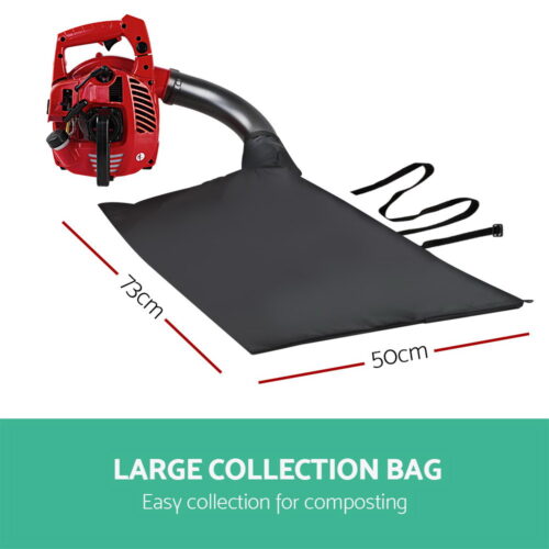 Giantz Petrol Leaf Blower Garden Vacuum Handheld Commercial Outdoor Tool 36CC - Image 6