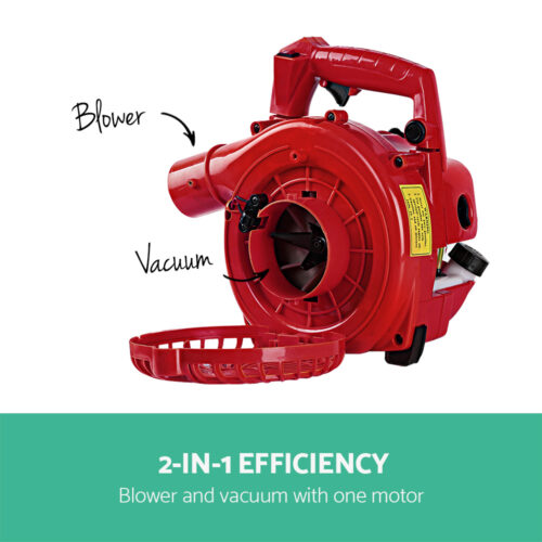Giantz Petrol Leaf Blower Garden Vacuum Handheld Commercial Outdoor Tool 36CC - Image 7