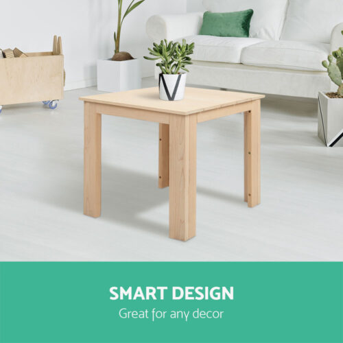 Gardeon Coffee Side Table Wooden Desk Outdoor Furniture Camping Garden Natural - Image 8