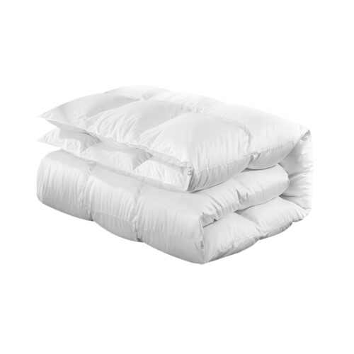 Giselle Bedding 500GSM Goose Down Feather Quilt Super King - Image 2