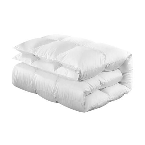 Giselle Bedding 700GSM Goose Down Feather Quilt Queen - Image 2