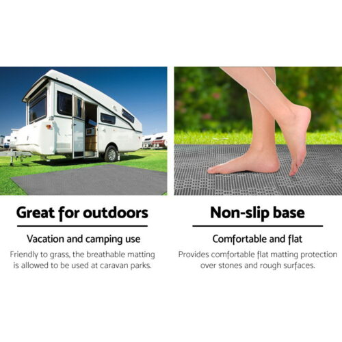 Weisshorn 5M X 2.5M Annex Matting 600GSM Floor Mats Mesh Caravan Camping Annexe - Image 7