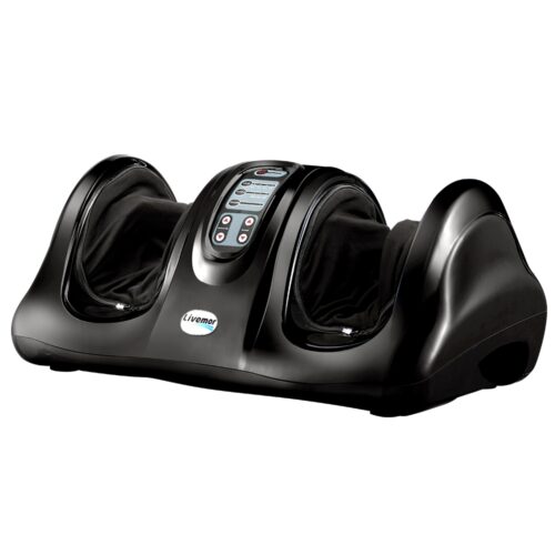 Livemor Foot Massager Shiatsu Massagers Electric Remote Roller Kneading Black - Image 2