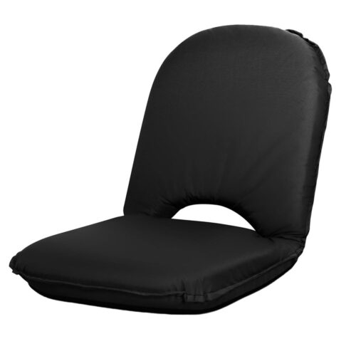 Artiss Floor Lounge Sofa Camping Chair Black - Image 2