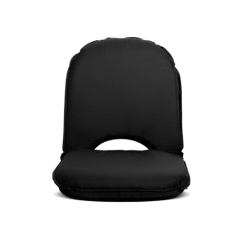 Artiss Floor Lounge Sofa Camping Chair Black - Image 4