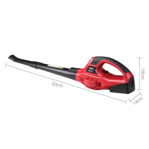 Giantz 20V Cordless Leaf Blower Garden Lithium Electric Battery Nozzles 2-Speed - Image 3