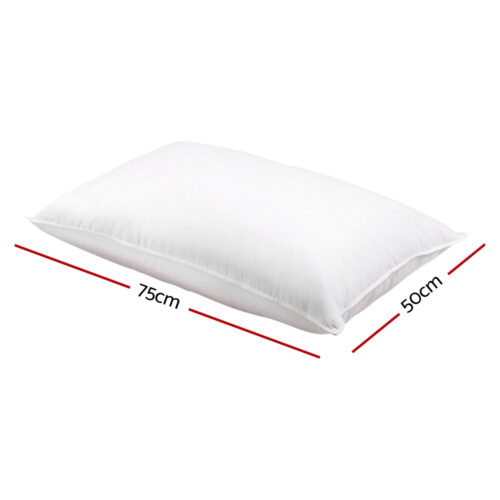 Giselle Bedding Duck Feather Down Pillow Twin Pack - Image 3