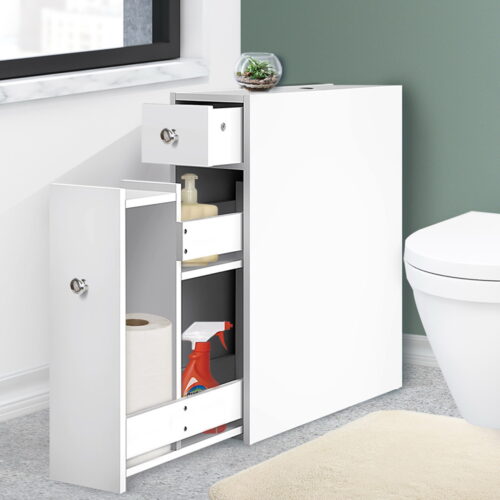Artiss Bathroom Storage Cabinet Tissue Holder - Image 7