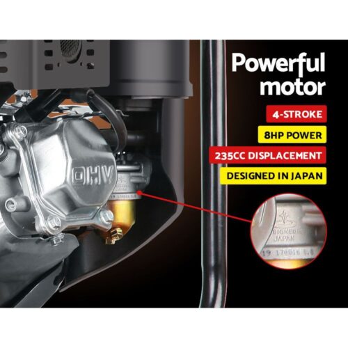 Giantz Petrol Water Pump 2" Transfer High Flow Fire Fighting Irrigation - Image 2