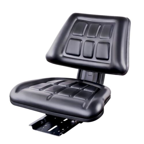Giantz Tractor Seat Forklift Excavator Truck Universal Replacement PU Chair - Image 2