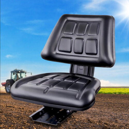 Giantz Tractor Seat Forklift Excavator Truck Universal Replacement PU Chair - Image 8