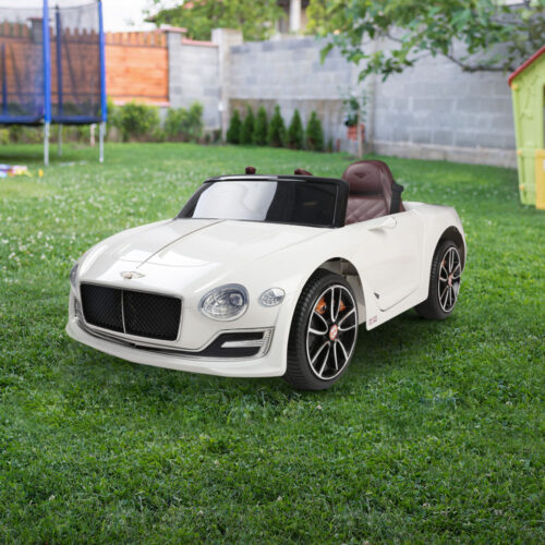 Kids Electric Ride On Car Bentley Licensed EXP12 Toy Cars Remote 12V White - Image 9