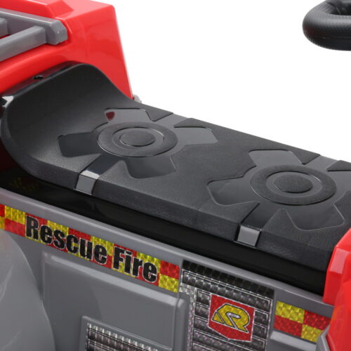 Rigo Kids Electric Ride On Car Fire Engine Fighting Truck Toy Cars 6V Red - Image 6