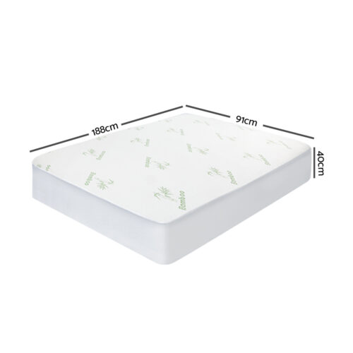 Giselle Bedding Mattress Protector Bamboo Single - Image 3