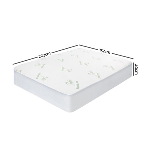 Giselle Bedding Mattress Protector Bamboo Queen - Image 3