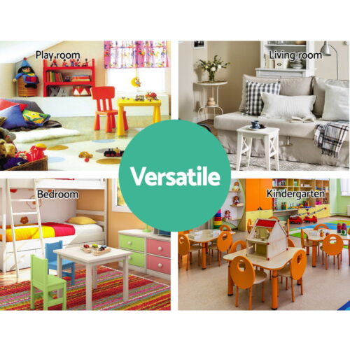 Keezi 4 Tiers Kids Bookshelf Magazine Shelf Children Bookcase Rack Organiser - Image 8