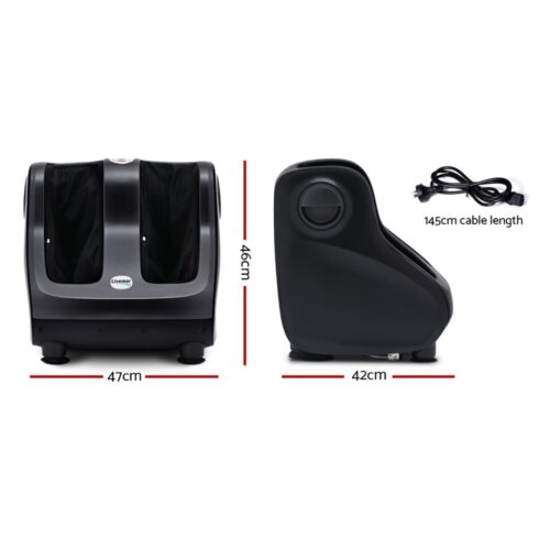 Livemor Foot Massager Shiatsu Massagers Electric Roller Calf Leg Kneading Black - Image 3