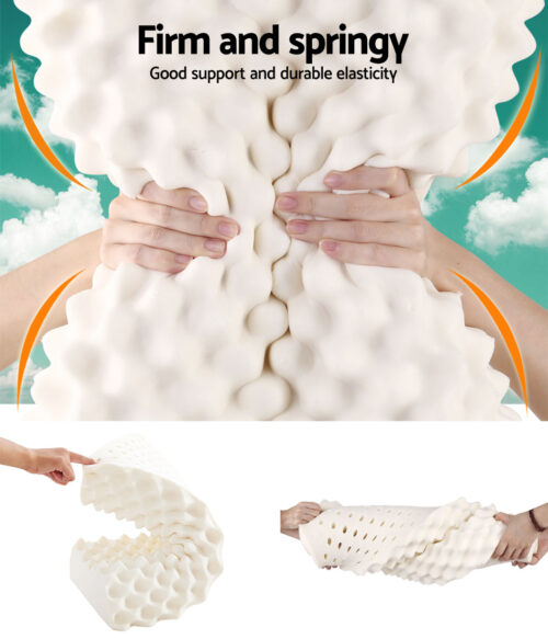 Giselle Bedding Natural Latex Pillow Twin Pack - Image 5