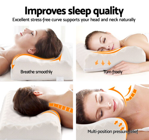 Giselle Bedding Natural Latex Pillow Twin Pack - Image 7