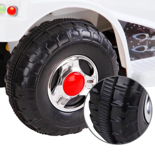 Rigo Kids Electric Ride On Police Motorcycle Motorbike 6V Battery White - Image 7
