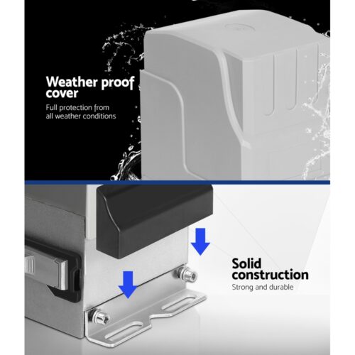 Lockmaster Automatic Sliding Gate Opener Kit 4M 1800KG - Image 7