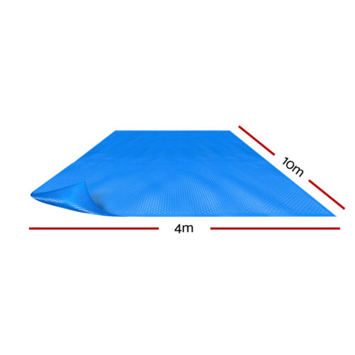 Aquabuddy Pool Cover 500 Micron 10x4m Swimming Pool Solar Blanket Blue - Image 3