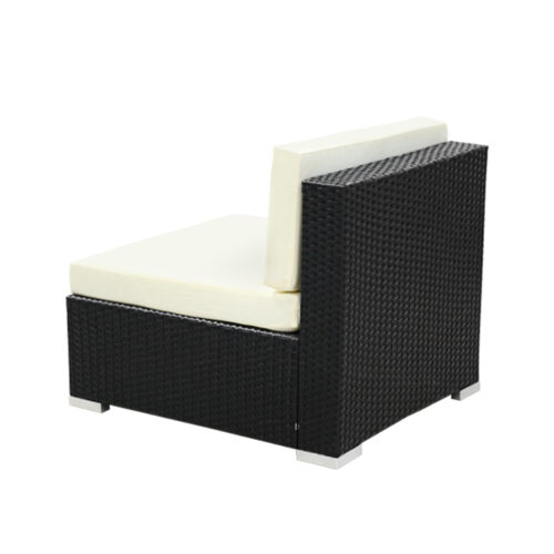 2PC Gardeon Outdoor Furniture Sofa Set Wicker Rattan Garden Lounge Chair Setting - Image 4