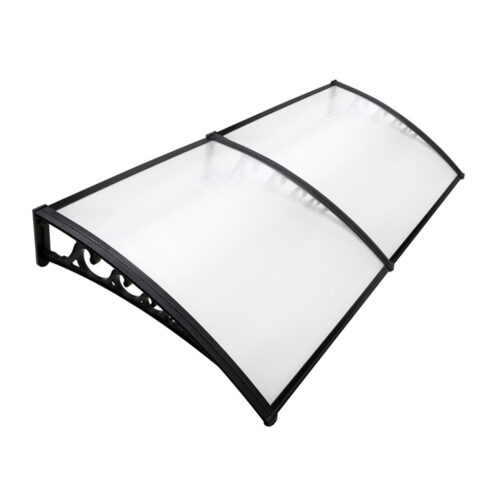 Instahut Window Door Awning 1mx2.4m Transparent