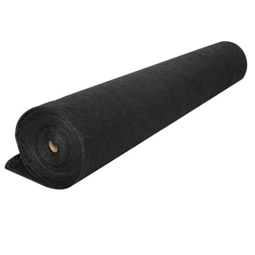 Instahut 70% Shade Cloth 3.66x30m Shade Cloth Sail Heavy Duty Shadecloth Garden Mesh Roll BK - Image 4