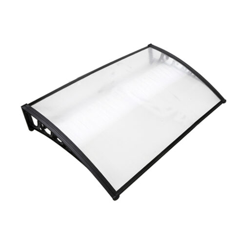 Instahut Window Door Awning 1mx1.5m Transparent - Image 2