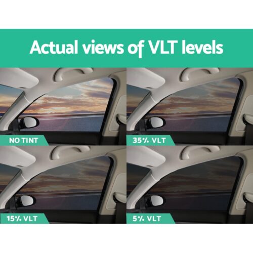 Giantz Window Tint Film Black Roll 15% VLT Home 152cm X 30m Tinting Tools Kit - Image 4