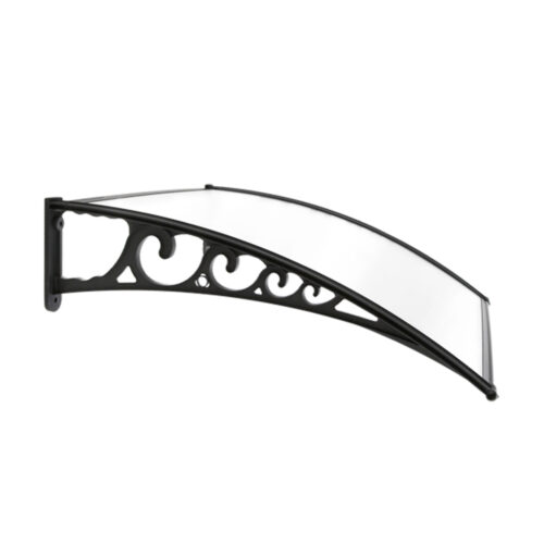 Instahut Window Door Awning 1mx1.2m Transparent - Image 5