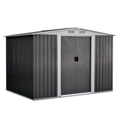 Giantz Garden Shed 2.58x2.07M Sheds Outdoor Storage Workshop Metal Shelter Sliding Door - Image 2