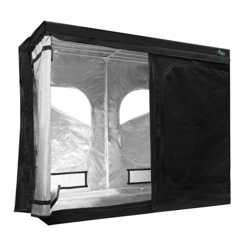 Green Fingers Grow Tent 240x120x200CM Hydroponics Kit Indoor Plant Room Black - Image 2