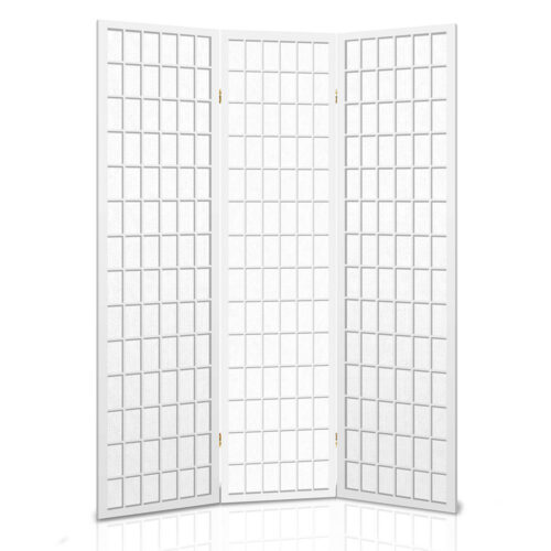 Artiss 3 Panel Room Divider Screen 131x179cm White - Image 5