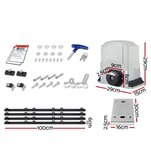 LockMaster Electric Sliding Gate Opener 1200KG 4M - Image 3
