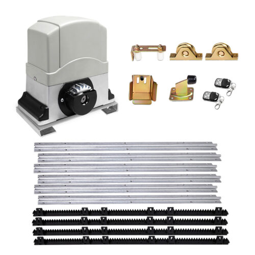 LockMaster Electric Sliding Gate Opener 1200KG With Hardware Kit 4M Rail - Image 2