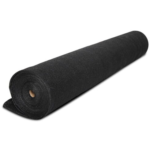 Instahut 90% Shade Cloth 3.66x20m Shadecloth Sail Heavy Duty Black - Image 4