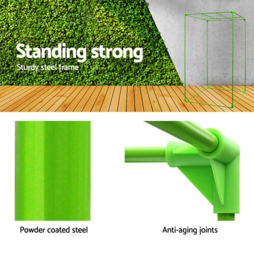 Green Fingers Grow Tent 120x60x150CM Hydroponics Kit Indoor Plant Room System - Image 5