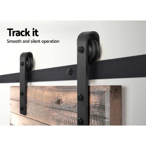 Cefito Sliding Barn Door Hardware Track Set 4m - Image 7