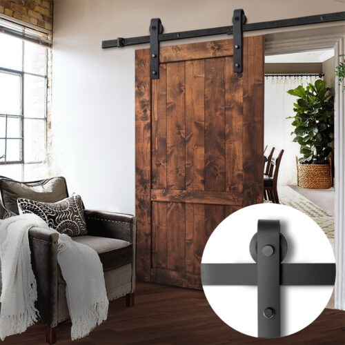Cefito Sliding Barn Door Hardware Track Set 4m - Image 8