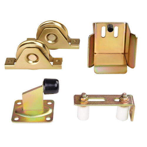 LockMaster Roller Guide Gate Opener Track Stopper Sliding Hardware Accessories Kit - Image 4