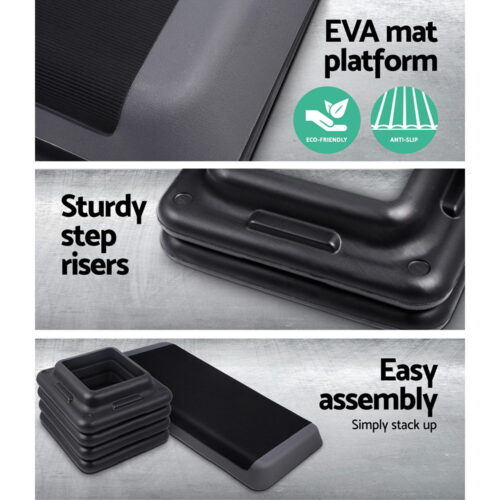 Everfit 3 Level Aerobic Step Exercise Stepper 110cm Gym Home Fitness - Image 6